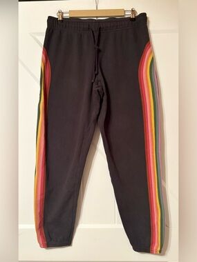 Women’s Marine Layer Anytime Rainbow Striped Sweatpants L